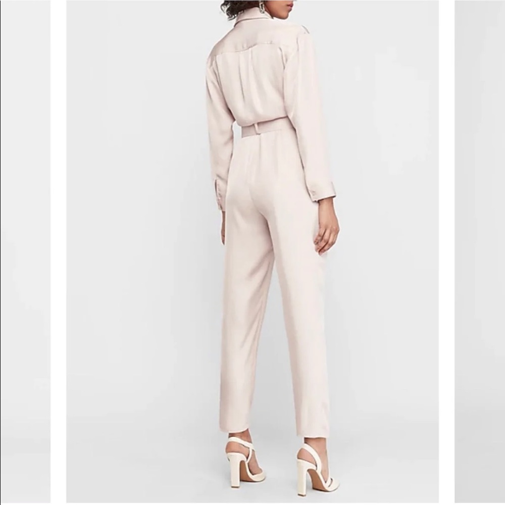 NWT Express Belted Utility Jumpsuit